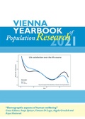 Cover: Vienna Yearbook of Population Research 2021, Vol. 19 - Verlag der &ouml;sterreichischen Akademie der Wissenschaften
