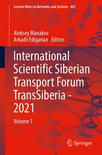 Abbildung von: International Scientific Siberian Transport Forum TransSiberia - 2021 - Springer