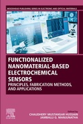 Cover: Functionalized Nanomaterial-Based Electrochemical Sensors - Woodhead Publishing
