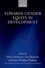 Cover: Towards Gender Equity in Development - OUP eBook