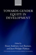 Cover: Towards Gender Equity in Development - OUP eBook