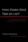 Cover: How Does God Talk to Us? - Wipf and Stock Publishers