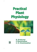 Cover: Practical Plant Physiology - Narendra Publishing House