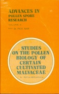 Cover: Advances in Pollen-Spore Research: The Pollen Biology of Certain Cultivated Malvaceae - Today & Tomorrow's Printers & Publishers