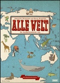 Cover: Alle Welt 2023 - Landkarten-Kalender von DUMONT- Kinder-Kalender - Querformat 50 x 70 cm - DuMont Buchverlag