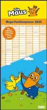 Cover: Die Maus 2023 - DUMONT Mega-Familienkalender mit 6 Spalten - Familienplaner mit 2 Stundenpl&auml;nen und Ferientabelle - Hochformat 30,0 x 70,0 cm - DuMont Buchverlag