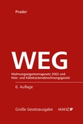 Cover: WEG - Wohnungseigentumsgesetz 2002 und HeizKG - Manz