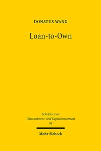 Abbildung von: Loan-to-Own - Mohr Siebeck