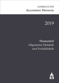 Abbildung von: Jahrbuch für Allgemeine Didaktik 2019 - Schneider bei wbv