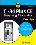 Cover: TI-84 Plus CE Graphing Calculator For Dummies - Wiley-Scrivener