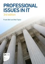 Cover: Professional Issues in IT - BCS, The Chartered Institute for IT