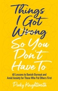 Cover: Things I Got Wrong So You Don't Have To - Jessica Kingsley Publishers