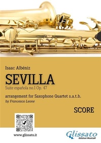 Abbildung von: Sevilla - Saxophone Quartet (score) - Glissato Edizioni Musicali
