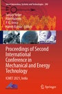 Cover: Proceedings of Second International Conference in Mechanical and Energy Technology - Springer