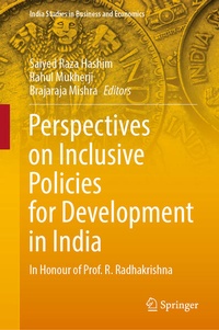 Enlarge image Cover: Perspectives on Inclusive Policies for Development in India - Springer