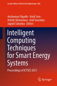 Enlarge image Cover: Intelligent Computing Techniques for Smart Energy Systems - Springer