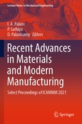 Cover: Recent Advances in Materials and Modern Manufacturing - Springer