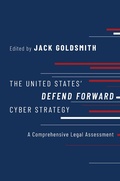 Cover: The United States' Defend Forward Cyber Strategy - OUP eBook