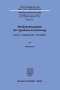 Cover: Strukturprinzipien der Sparkassenverfassung. - Duncker & Humblot
