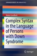 Cover: Complex Syntax in the Language of Persons with Down Syndrome - Springer