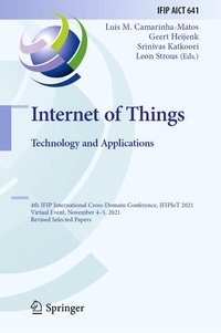 Enlarge image Cover: Internet of Things. Technology and Applications - Springer