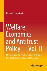 Abbildung von: Welfare Economics and Antitrust Policy - Vol. II - Springer