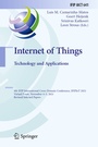 Cover: Internet of Things. Technology and Applications - Springer