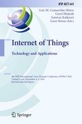 Cover: Internet of Things. Technology and Applications - Springer
