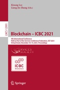Cover: Blockchain - ICBC 2021 - Springer