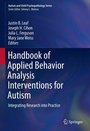 Cover: Handbook of Applied Behavior Analysis Interventions for Autism - Springer