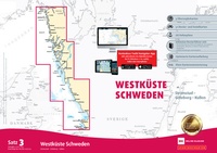Abbildung von: Sportbootkarten Satz 3: Westküste Schweden (Ausgabe 2022/2023) - Delius Klasing