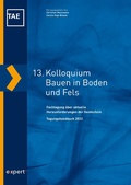 Cover: 13. Kolloquium Bauen in Boden und Fels - expert verlag GmbH