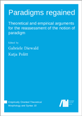 Cover: Paradigms regained - Language Science Press