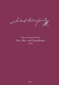 Cover: Andreas-Hammerschmidt-Werkausgabe Band 10: Fest-, Bus- und Dancklieder (1658) - E. Reinhold Verlag