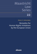 Cover: Remedies for Human Rights Violations by the European Union - Eleven International Publishing