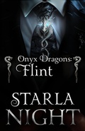 Cover: Onyx Dragons: Flint: A Dragon Shifter Alien Abduction Office Romance (7 Virgin Brides for 7 Weredragon Billionaires, #7) - Wendy Lynn Clark Publishing