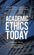 Cover: Academic Ethics Today - Rowman & Littlefield Publishers