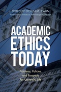 Cover: Academic Ethics Today - Rowman & Littlefield Publishers