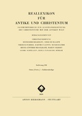 Cover: Reallexikon f&uuml;r Antike und Christentum - Hiersemann, A