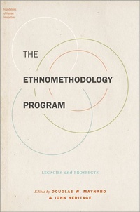 Enlarge image Cover: The Ethnomethodology Program - Oxford University Press Inc