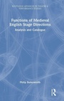 Cover: Functions of Medieval English Stage Directions - Routledge