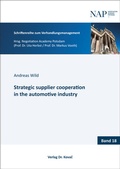 Cover: Strategic supplier cooperation in the automotive industry - Kovac, Dr. Verlag