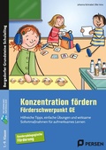 Cover: Konzentration f&ouml;rdern im F&ouml;rderschwerpunkt GE - Persen Verlag in der AAP Lehrerwelt GmbH