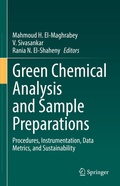 Cover: Green Chemical Analysis and Sample Preparations - Springer