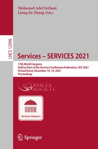 Enlarge image Cover: Services - SERVICES 2021 - Springer