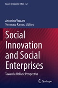 Cover: Social Innovation and Social Enterprises - Springer