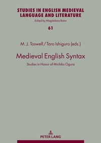 Enlarge image Cover: Medieval English Syntax - Peter Lang Verlag