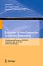 Cover: Evaluation of Novel Approaches to Software Engineering - Springer