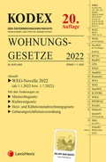 Cover: KODEX Wohnungsgesetze 2022 - inkl. App - LexisNexis Verlag ARD ORAC GmbH