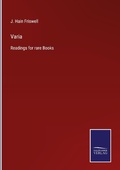 Cover: Varia - Outlook